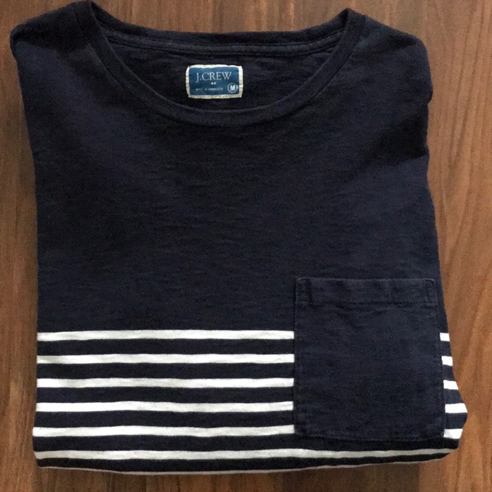 J. Crew Nautical Stripe Tee